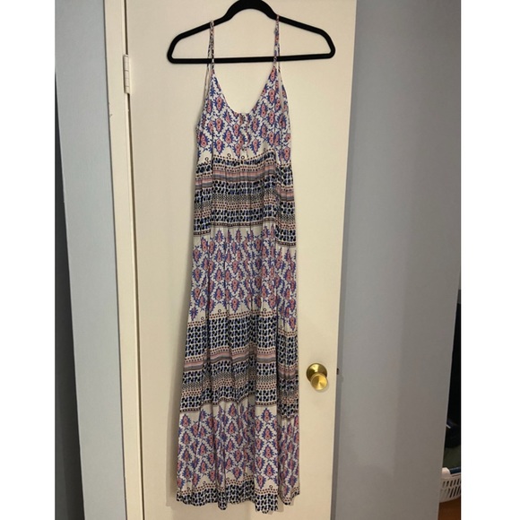 SOLD Somedays Lovin Boho Maxi Dress with Slit - Picture 2 of 6